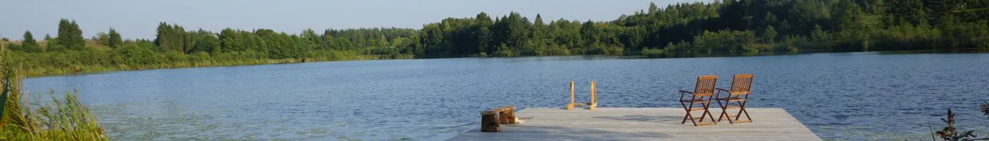 Dabinčiaus ežeras ir lieptas